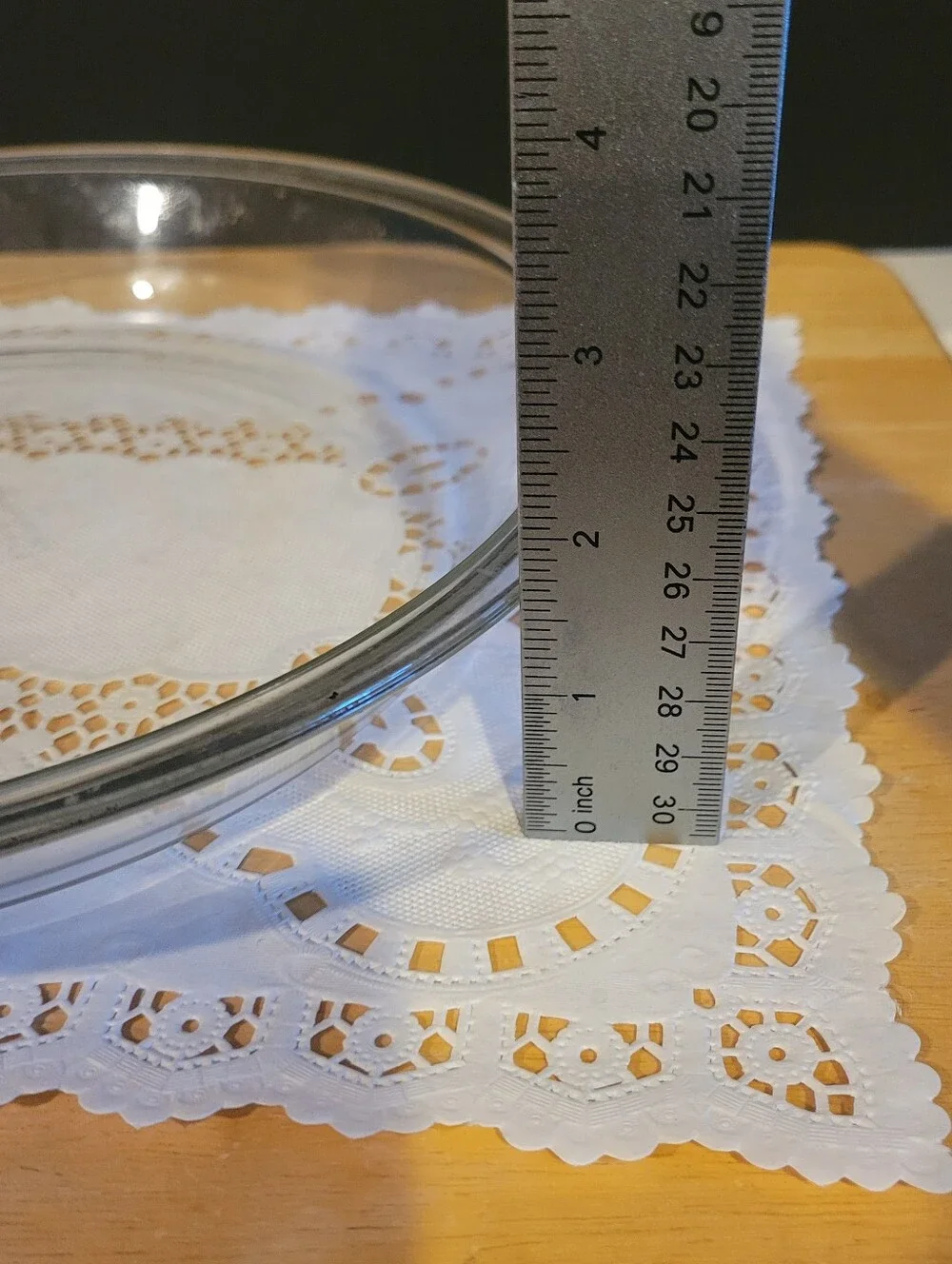 Pyrex 210 Clear Glass Pie Plate 10